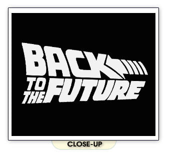 BACK TO THE FUTURE retro vintage cult film emo BW SHIRT