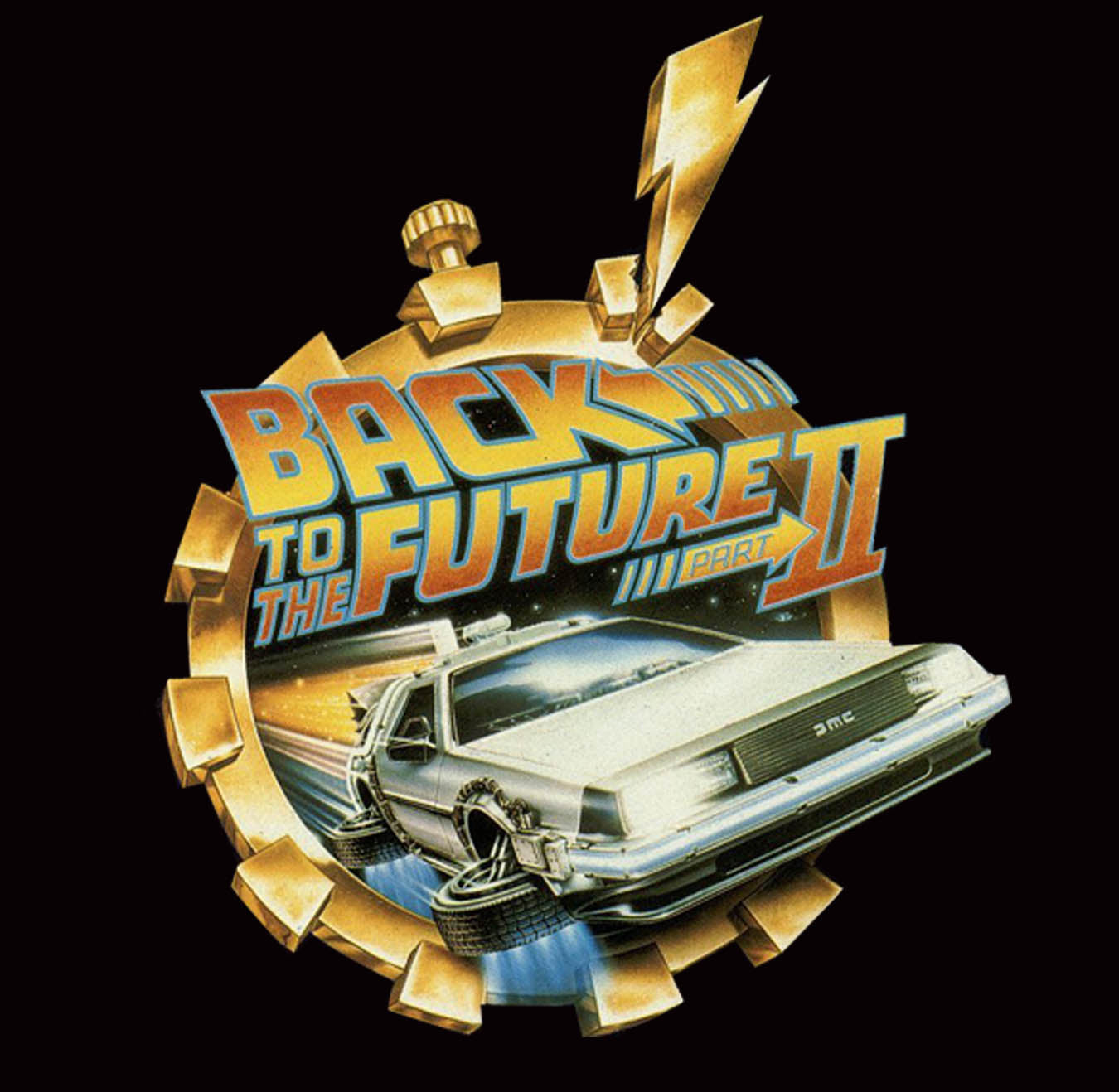 BACK TO THE FUTURE PART II retro vintage rare BT SHIRT