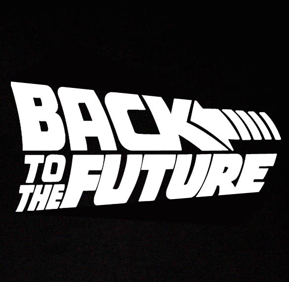 BACK TO THE FUTURE retro vintage cult film emo BW SHIRT