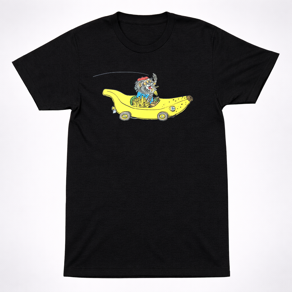 Richard Scarry Bananas Gorilla Shirt Kids Book Character Banana Car Cartoon Tee