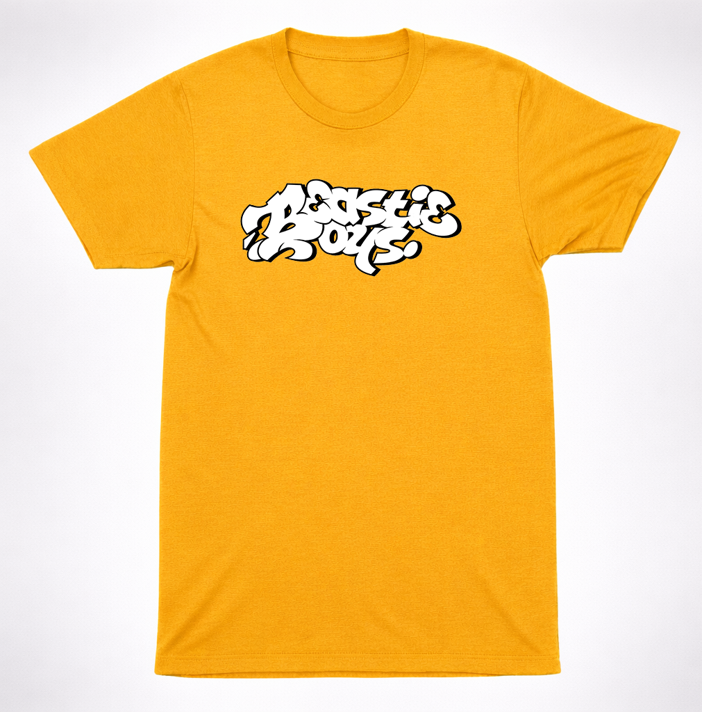 Beastie Boys Graffiti Logo Shirt Classic Hip Hop Rap Group Street Art Shirt
