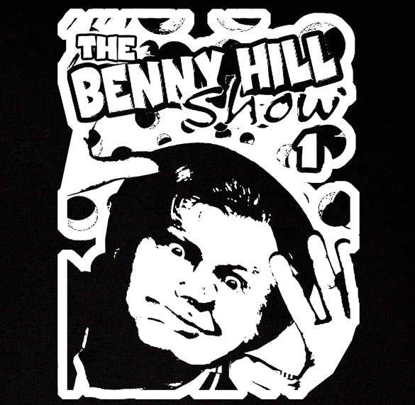 BENNY HILL SHOW comedy retro vintage funny tv BW SHIRT