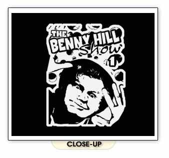 BENNY HILL SHOW comedy retro vintage funny tv BW SHIRT