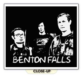 BENTON FALLS deep elm emo band sunny day rock BW SHIRT