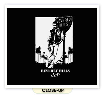 BEVERLY HILLS COP retro vintage movie funny BW SHIRT