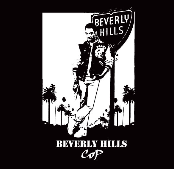 BEVERLY HILLS COP retro vintage movie funny BW SHIRT