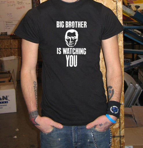 BIG BROTHER IS WATCHING YOU 1984 novel government SHIRT