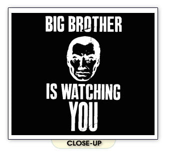 BIG BROTHER IS WATCHING YOU 1984 novel government SHIRT