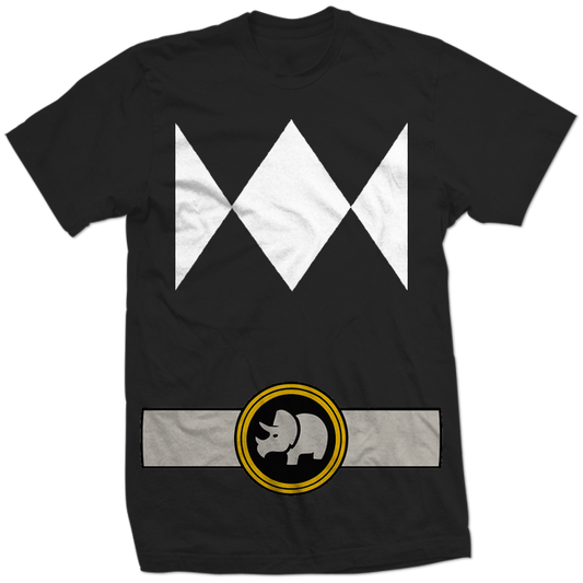 Black Power Ranger Costume Shirt Zack Taylor Mastodon Power Rangers Unisex Cosplay Tee