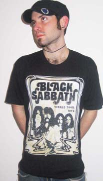 BLACK SABBATH stoner band rock metal heavy BW SHIRT