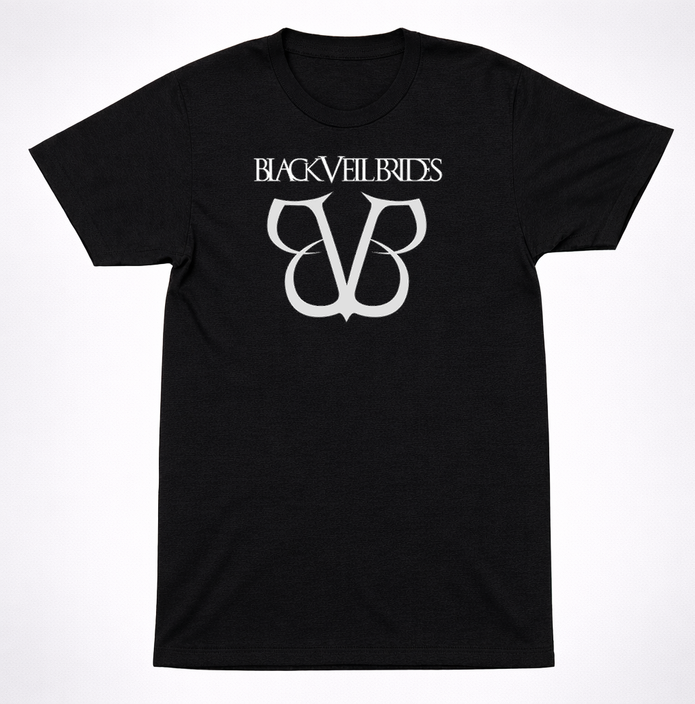 Black Veil Brides Logo T-Shirt – Gothic Hard Rock Emo Metal Band Graphic Tee