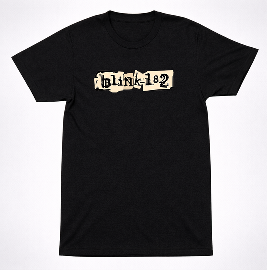 Blink-182 Ink Stamp travis barker Classic Logo T-Shirt – Pop Punk Band Tee