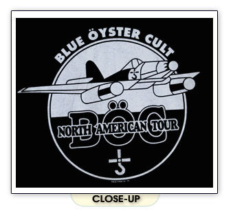 BLUE OYSTER CULT classic rock tour cowbell snl BW SHIRT