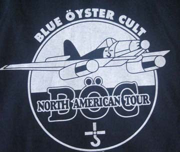 BLUE OYSTER CULT classic rock tour cowbell snl BW SHIRT