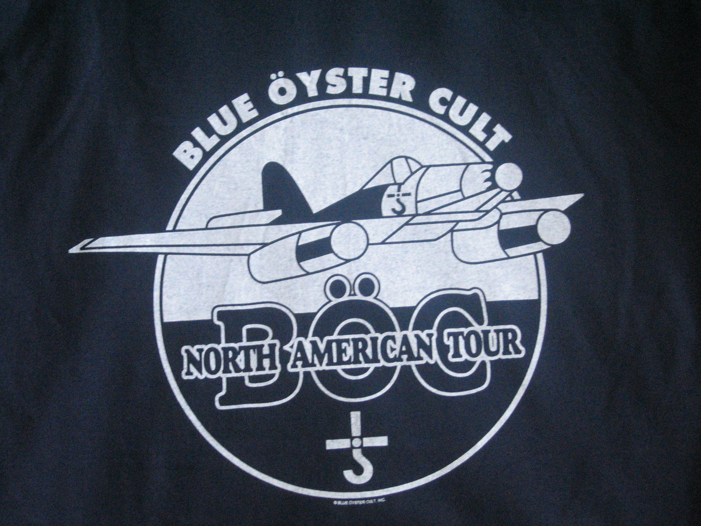 BLUE OYSTER CULT classic rock tour cowbell snl BW SHIRT