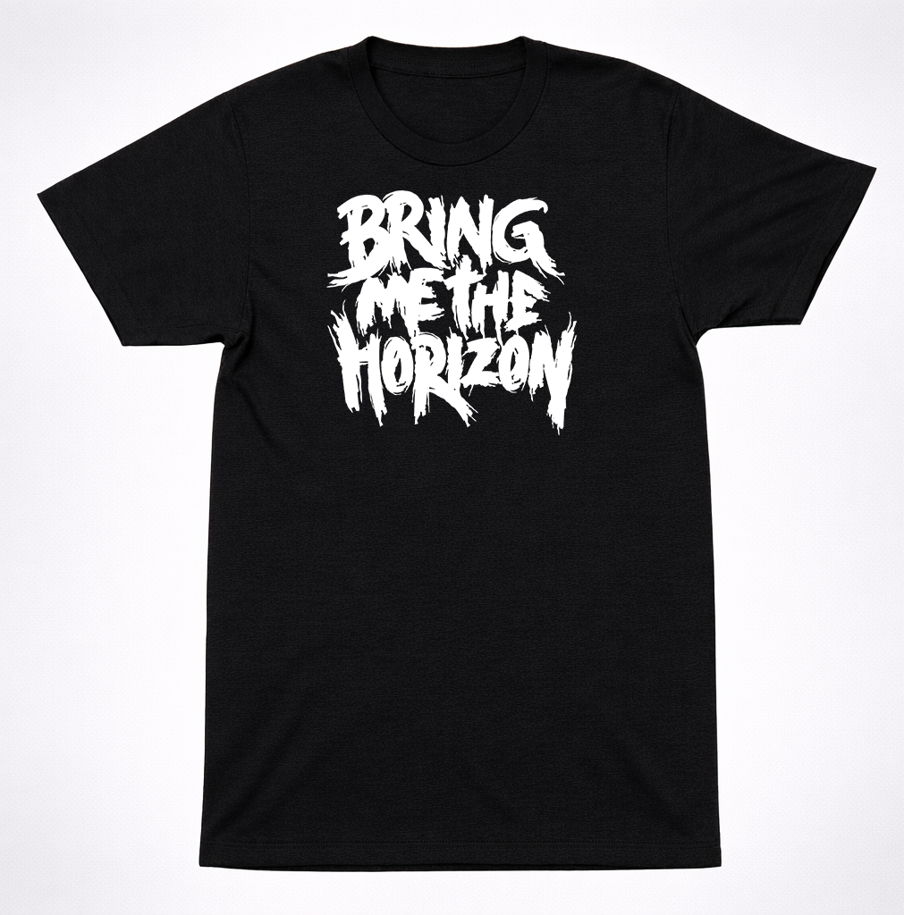BMTH Bring Me The Horizon SCRATCH Metal T-Shirt – Hard Rock Metalcore Band Tee