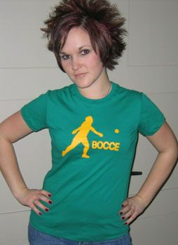 BOCCE BALL sport retro emo hip napoleon dynamite SHIRT