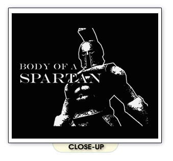 BODY OF A SPARTAN warrior muscle team gladiator SHIRT