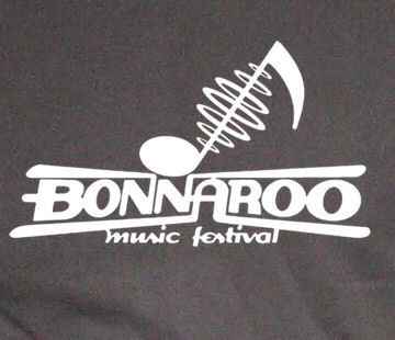 BONNAROO MUSIC NOTE concert festival rare show BW SHIRT