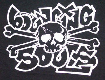 BOUNCING SOULS SKULL punk rock warped band BW SHIRT