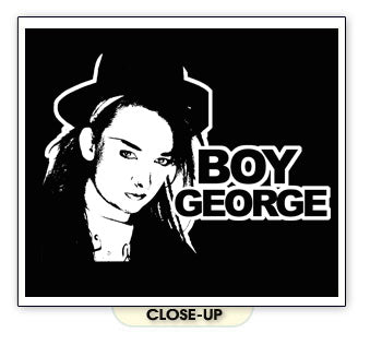 BOY GEORGE british music singer culture club glam SHIRT