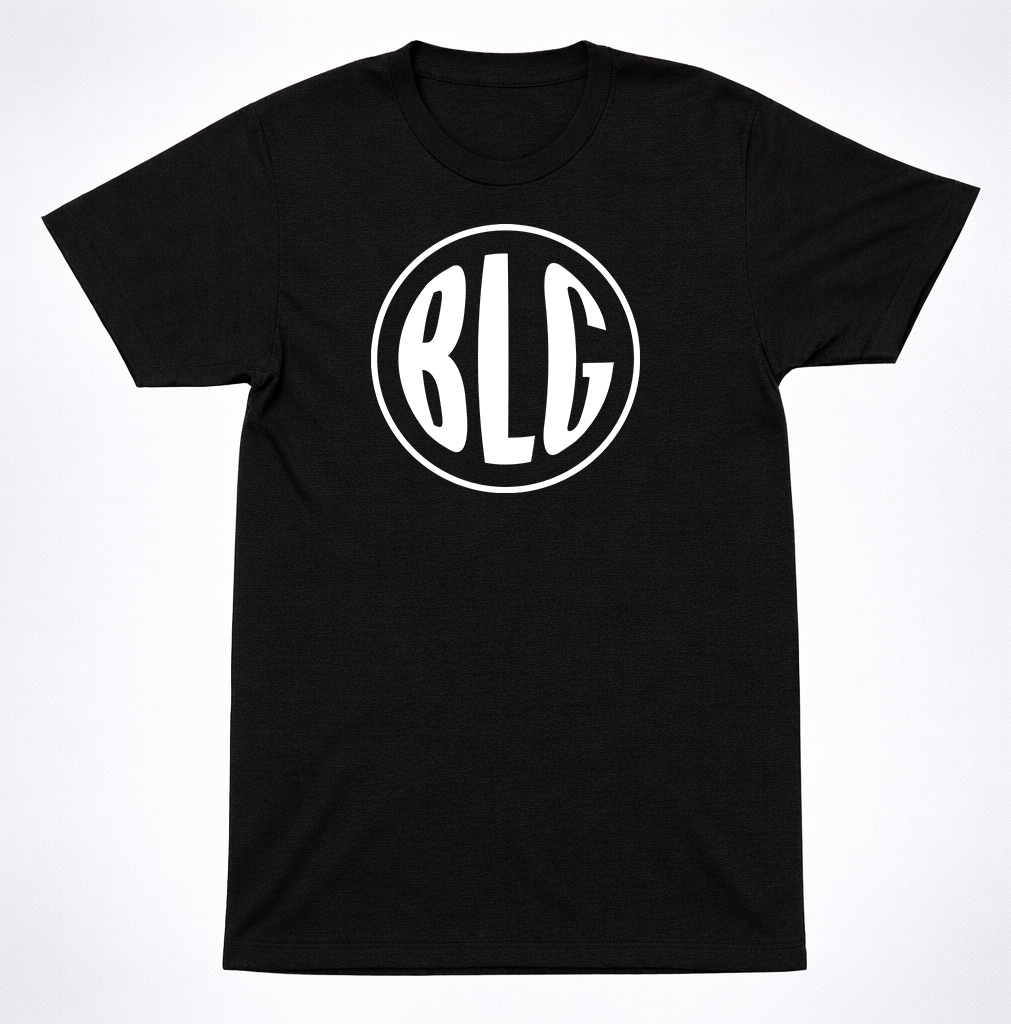Boys Like Girls White Circle Logo T Shirt Pop Rock Band Tee Black Graphic Shirt