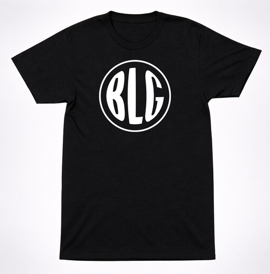 Boys Like Girls White Circle Logo T Shirt Pop Rock Band Tee Black Graphic Shirt