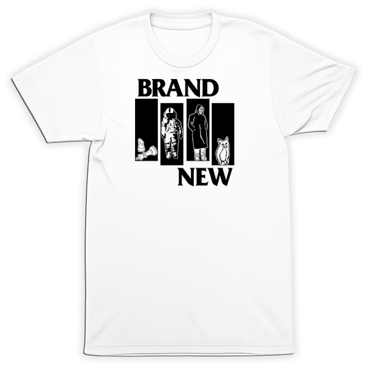 Brand New Black Flag Parody T-Shirt – The Devil & God emo Emo Rock Band Tee