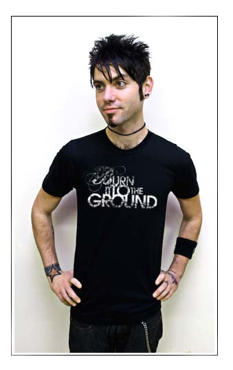 BURN IT TO THE GROUND DONNIE DARKO MOVIE BW SHIRT