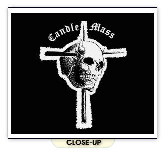 CANDLEMASS band swedish doom metal blade krux BW SHIRT