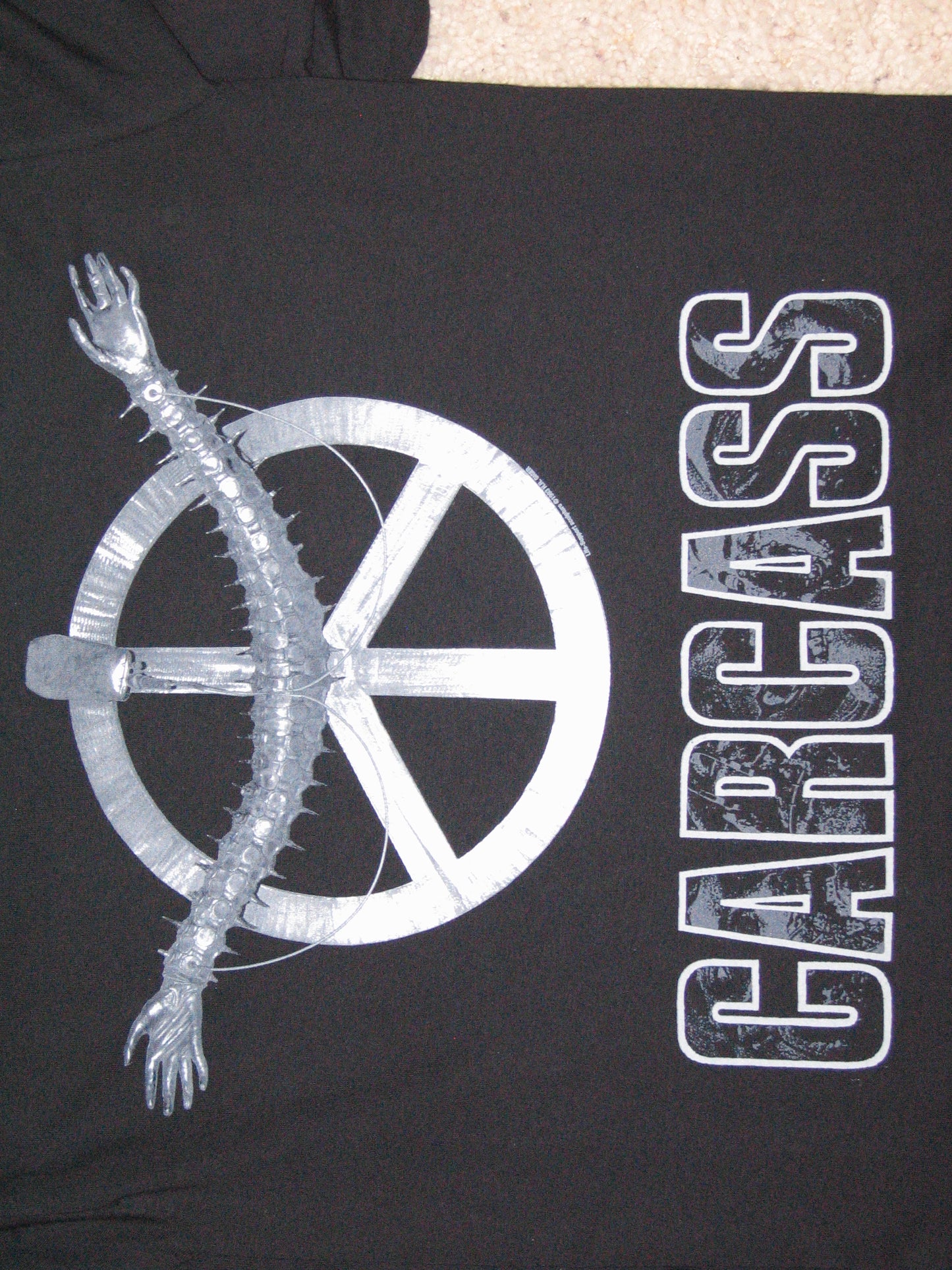 CARCASS band metal british disattack napalm death SHIRT