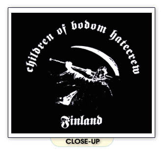 CHILDREN OF BODOM FINLAND metal thrash band BW SHIRT