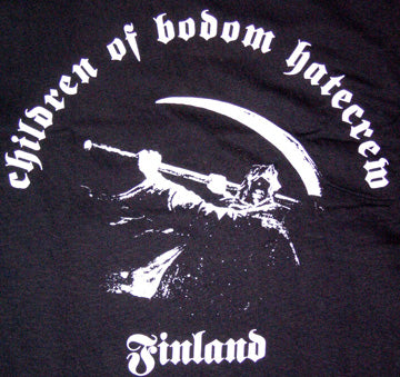 CHILDREN OF BODOM FINLAND metal thrash band BW SHIRT