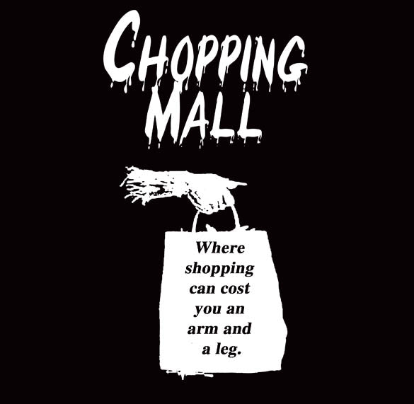 CHOPPING MALL b-movie film horror funny retro BW SHIRT