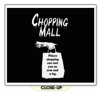 CHOPPING MALL b-movie film horror funny retro BW SHIRT