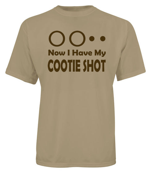 CIRCLE CIRCLE DOT DOT COOTIE SHOT funny retro KBR SHIRT