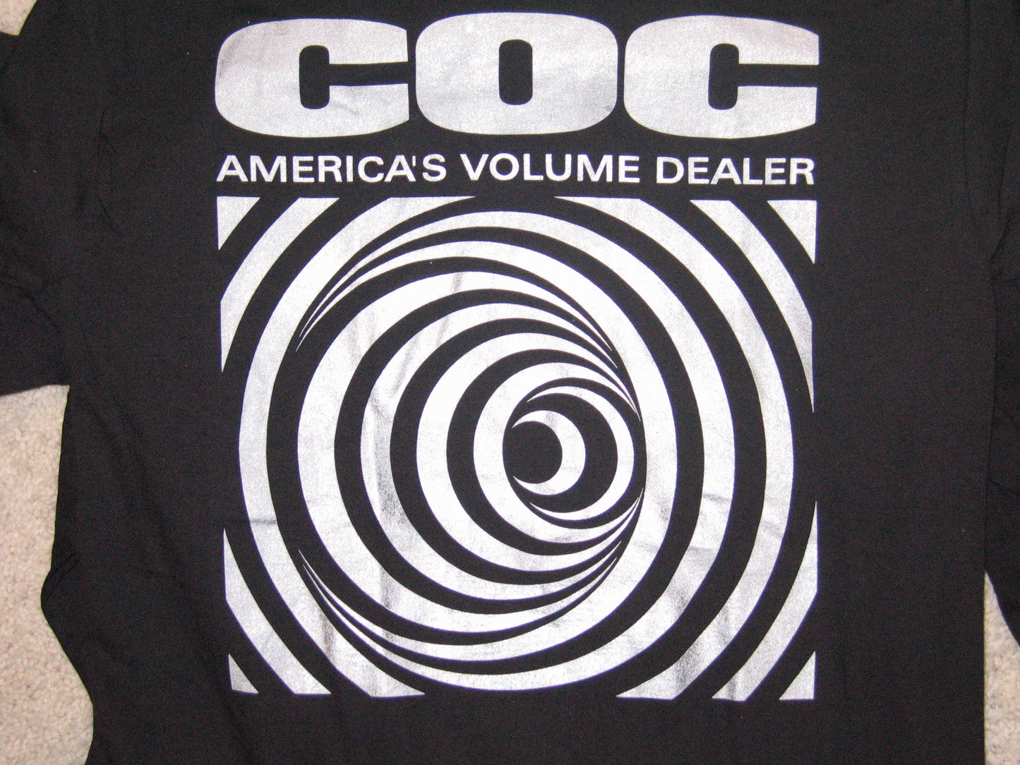 CORROSION OF CONFORMITY COC heavy metal band BW SHIRT