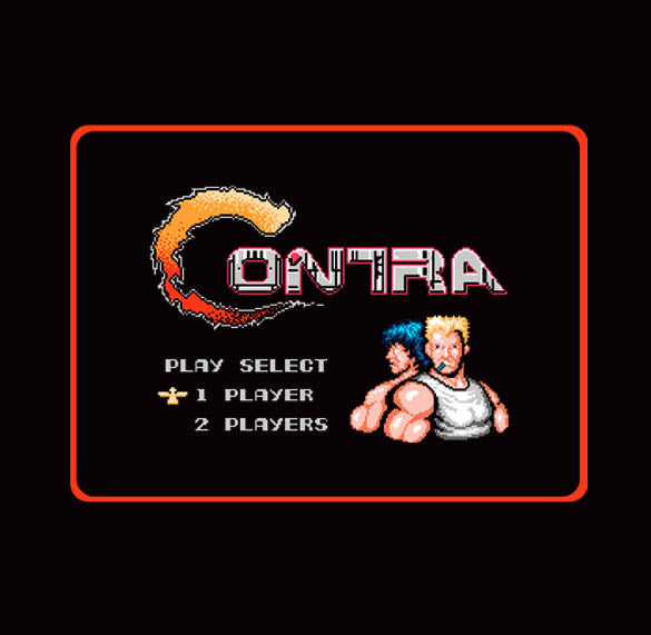 CONTRA konami nintendo video game retro vintage SHIRT