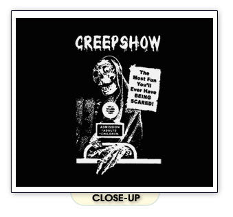 CREEP SHOW horror show cult classic retro new BW SHIRT