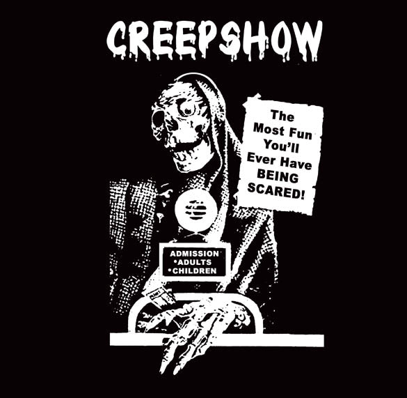 CREEP SHOW horror show cult classic retro new BW SHIRT