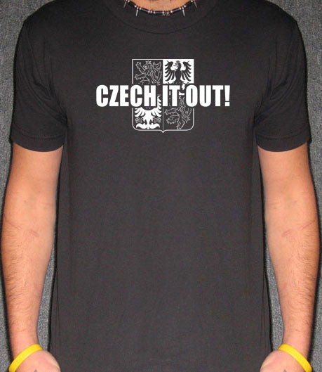 CZECH IT OUT funny crest country prague europe SHIRT