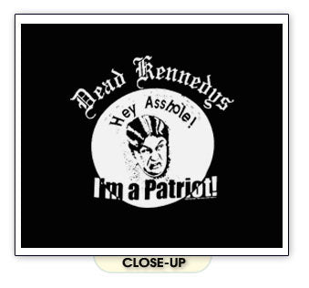 DEAD KENNEDYS I'M A PATRIOT band punk vintage BW SHIRT