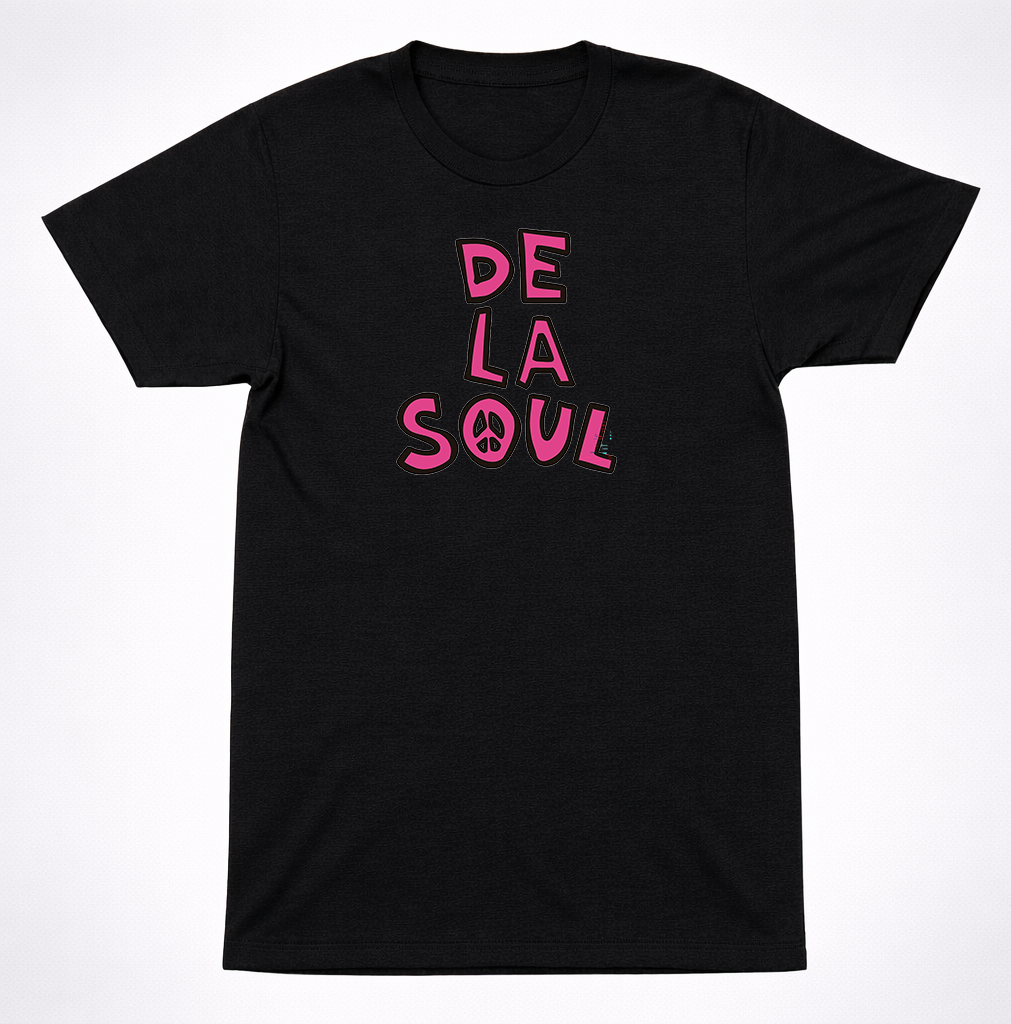 De La Soul Stacked Logo Shirt Classic Hip Hop Rap Group Graphic Shirt