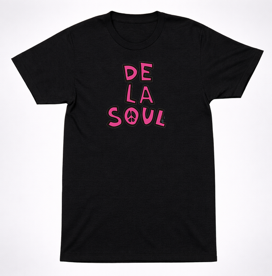 De La Soul Stacked Logo Shirt Classic Hip Hop Rap Group Graphic Shirt