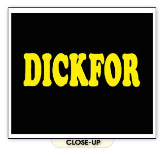 DICKFOR WHAT'S a dick for funny retro humor emo BY SHIRT