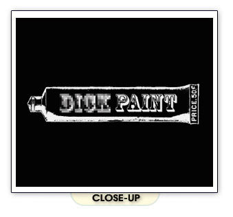 DICK PAINT lube funny sex humor boner nude party SHIRT