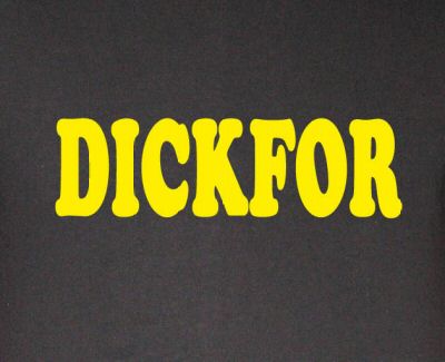 DICKFOR WHAT'S a dick for funny retro humor emo BY SHIRT