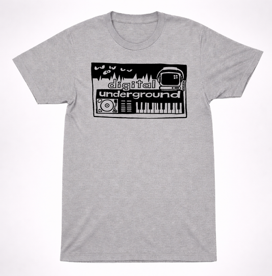 Digital Underground Keyboard Graphic Shirt Classic Hip Hop Rap Group Design Shirt