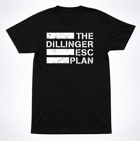 The Dillinger Escape Plan Flag Logo T-Shirt – Chaotic Mathcore Hardcore Band Tee