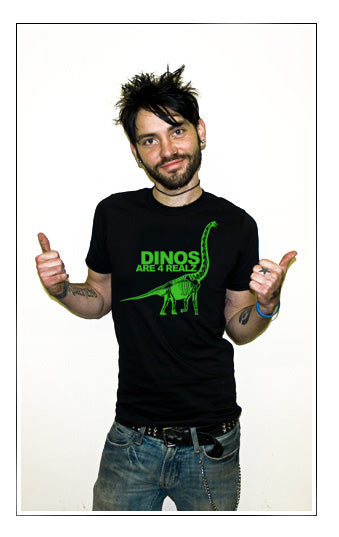 DINOS ARE 4 REALZ fossil funny dinosaur trex BG SHIRT